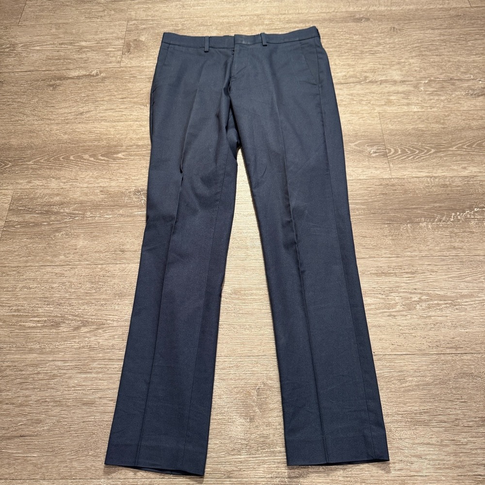 Express Pants Mens 28 Blue Extra Slim Stretch Dress‎ Work Office Slacks 28x31